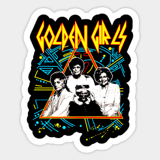 The Golden Girl Rock 90s Sticker